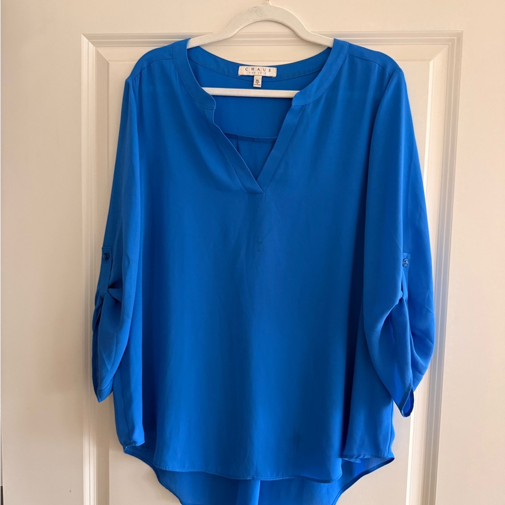 Chaus Women's Vibrant Blue Blouse